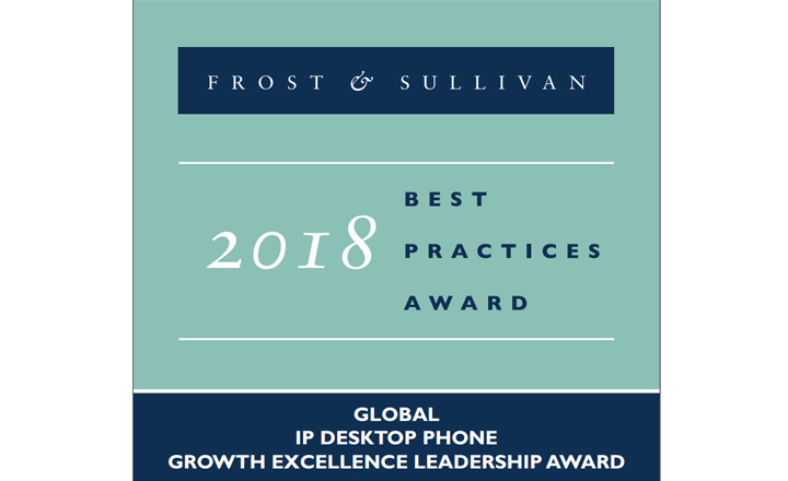 Frost&Sullivan 2018卓越增長領導力獎