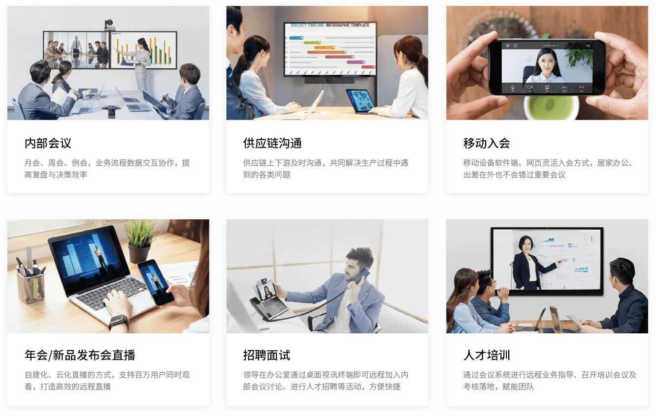 企業(yè)視頻會議方案應用